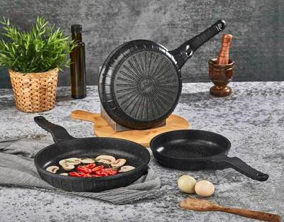 28cm Granit Wok Tava